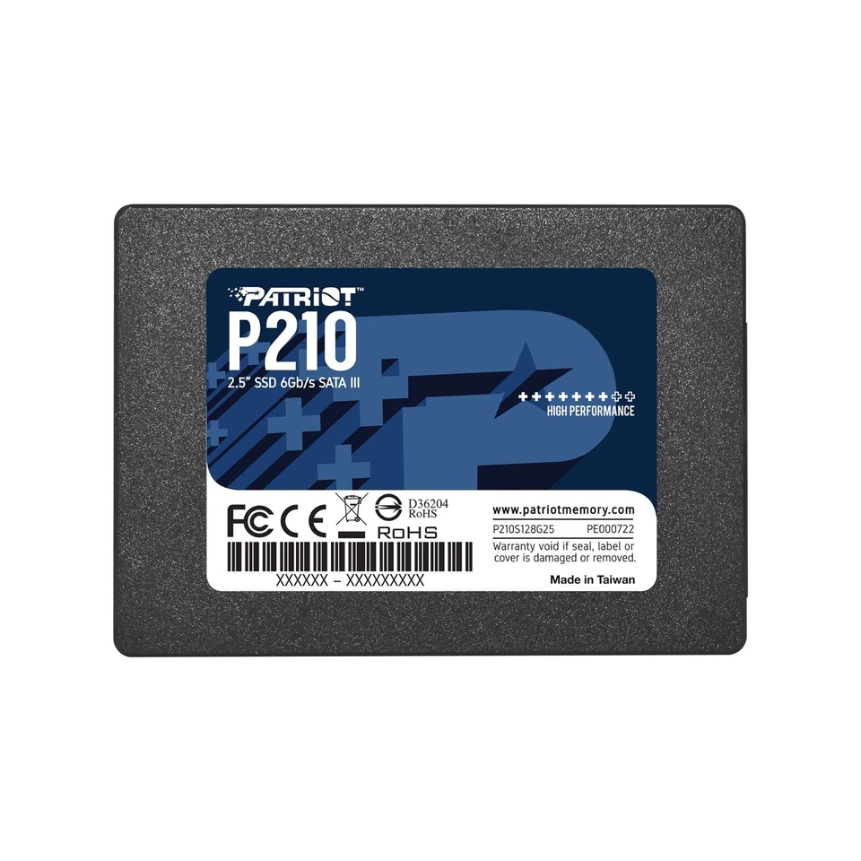 Patriot P210 2TB SSD 2.5" SATA III 6GB/s Internal Solid State Drive For PC/MAC - Image 1 of 1