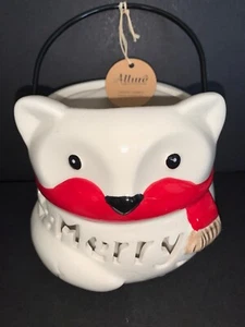 ALLURE by Boston Warehouse MERRY ARTIC FOX LANTERN Votive Holder 4.5” X 5” NWT - Picture 1 of 6