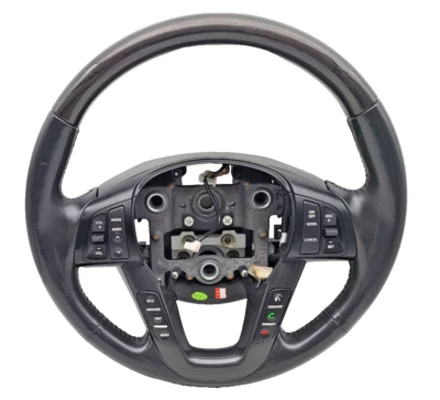 Kia Optima 2012 2013 volante piano negro madera grano menos cambio de paleta OEM Foto 1 de 4