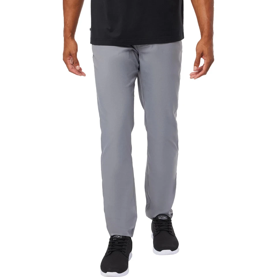 Pantalones de golf TravisMathew para hombre abiertos a cerrar 2,0 5 bolsillos (tono silencioso) Foto 1 de 3