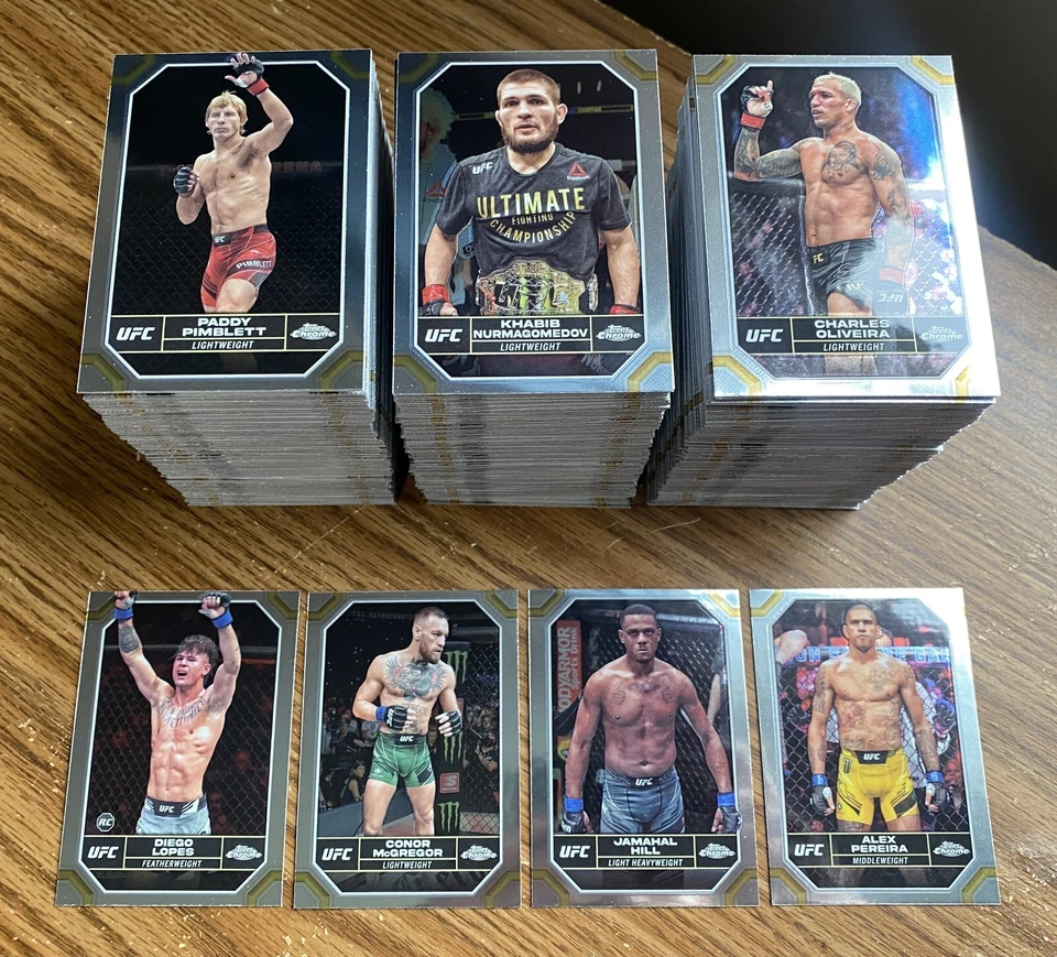 2024 Topps Chrome UFC Base #1-200 COMPLETE YOUR SET / YOU PICK / BASE CARDS - Image 1 of 1