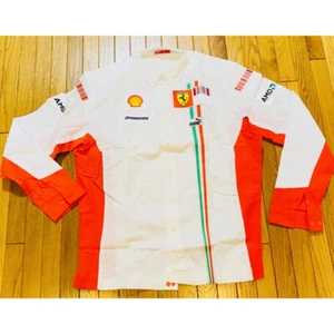 Scuderia Ferrari F1 Shirt for crew White SIZE XXL New Rare Limited - Picture 1 of 10
