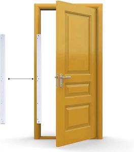 Door Security Fix-A-Jamb Exterior Door Jamb Repair Kit for Door Lock Security, W - Picture 1 of 7