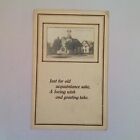 Vintage B&W Postcard 1912 M E Church Boyne Falls Michigan Loving Wish Greeting