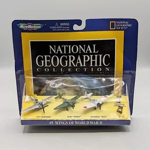 New 1997 Micro Machines National Geographic Collection #5 Wings Of World War II - Picture 1 of 6