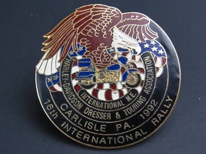 Harley-Davidson Dresser-Touring-Association Int'l. N.E. Carlisle 1992, PA Pin - Bild 1 von 5