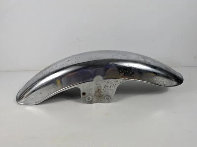 Guardabarros delantero cromado Kawasaki KZ550 LTD550 rueda cubierta de barro Foto 1 de 4