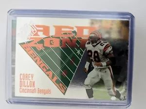 🏆 1998 Absolute Red Zone COREY DILLON #21 CINCINNATI BENGALS - Picture 1 of 2