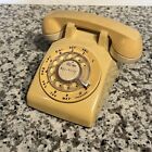 Téléphone de bureau rotatif électrique vintage années 1950 Bell System Western 500 DM beige