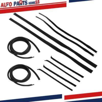 Door Window Weatherstrip Seal Kit For 1980 81-1993 Dodge Truck D W 150 - Image 1 of 4