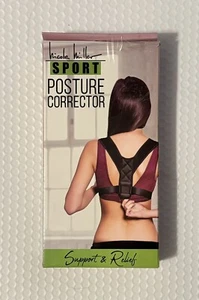 Nicole Miller Sport Posture Corrector. One Size Fits Most. Color Black - Picture 1 of 2