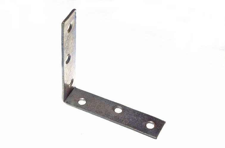 Angolo Staffa / Supporto In Acciaio BZP 75Mm (3 Pollici) | Onestopdiy Nuovo - Immagine 1 di 1