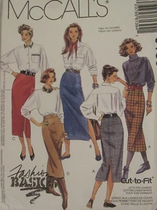 Easy OOP McCALLS 6139 Misses Röcke in 4 Looks MUSTER 6-8-10-12-14/12-14-16 UC - Bild 1 von 3