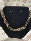 Costume Jewellery Gold Tone Chunky Necklace