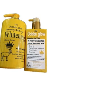 2pcGolden Glow Intensive Half C Whitening Shower Creme & Body Lotion - Bild 1 von 1