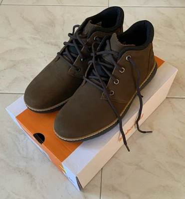 Scarpe uomo Timberland Hudson Road Mid Lace Chukka Boat Nubuck Taglia 40 Nuove - Imagen 1 de 4