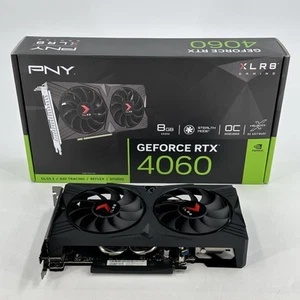 PNY XLR8 Gaming GeForce RTX 4060 8GB RAM - Graphics Card - Excellent Condition - Picture 1 of 7
