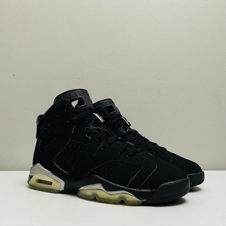 Nike Air Jordan 6 Retro GS 'Cromo' Zapatos Atléticos DX2835-001 Negro Talla 6Y Foto 1 de 1