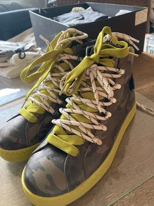 dolce gabbana camo hi top sneakers size 5 - Picture 1 of 5