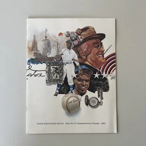 USPS 1982 POSTFRISCHER GEDENKMARKENSATZ MIT ORIGINALBUCH - Bild 1 von 5