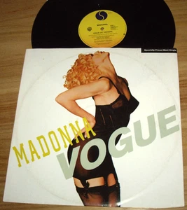 MADONNA *OZ Press 12" MAXI SINGLE ' VOGUE ' 1990 VGC+ - Picture 1 of 2