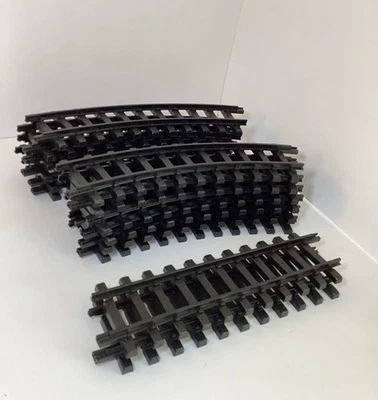 BACHMANN G SCALE BIG HAULERS 09-0100 PLASTIC TRACK 12 CURVES 2 STRAIGHT NEW L@@K - Image 1 of 3