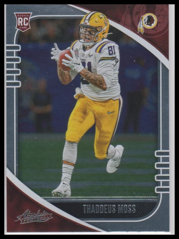 2020 Panini Absolute Thaddeus Moss Washington Redskins - Image 1 of 1