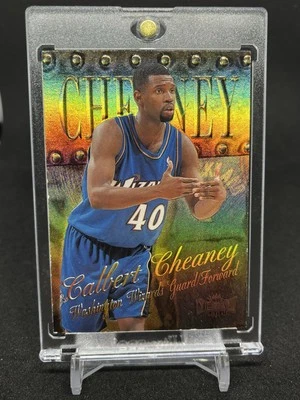 Calbert Cheaney 1998 Metal Universe Precious Metal Gems 10/50  - Image 1 of 4