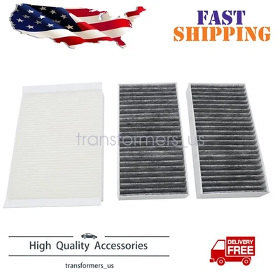 3x Filtros de aire de cabina para Mercedes-Benz 2012-20 GL GLE GLS ML Series 1668300218 Foto 1 de 4