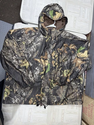 Chaqueta de Caza Herters Mossy Oak Break Up Camuflada Hombres 2XL Cremallera Completa Pesca con Capucha Foto 1 de 4