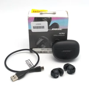 Bose Ultra Open Earbuds - Immersive Audio - True Wireless Bluetooth Black - Photo 1 sur 13