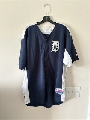 Majestic Cool Base MLB Detroit Tigers #24 Miguel Cabrera Jersey Stitched Size 52 - Image 1 of 4