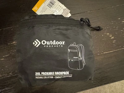 Outdoor products черный рюкзак. Совершенно новый. Никогда не использовался.  - Изображение 1 из 4