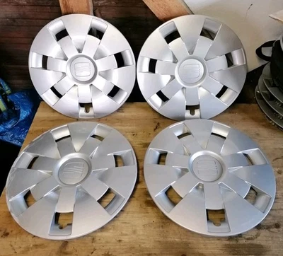 Genuine Seat 14 Inch Wheel Trims Exeo Toledo Ibiza Mii 6 J 0 601 147 (78) Fault  - Image 1 of 4