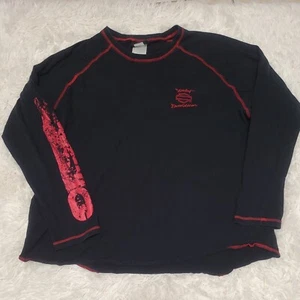 Harley Davidson Long Sleeve T-Shirt Men's Black Essential Logo Size XL - Picture 1 of 7