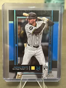 2024 Topps Museum JACKSON MERRILL Rookie BLU /25 '#'ed - Foto 1 di 4