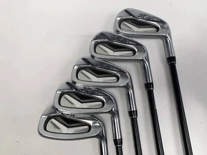 XXIO X Black Iron Set 6-PW Miyazaki AX-1 Flex 4344 59g Stiff Graphite Mens RH - Picture 1 of 10