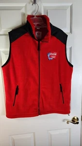 Vintage Coca Cola Größe L Salt Lake City 2002 Olympische Spiele Herren rot Vliesweste - Bild 1 von 3