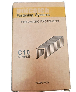 unicatch C10 - 3/8 Krone x 3/8 lang - Polster 22ga Feindrahtklammern 10000 Stück - Bild 1 von 3