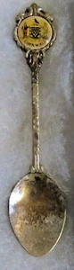 #348) SILVER PLATED TEA SPOON CORNWALL CORNISH COUNTY DUCHY SOUTH WEST ENGLAND - Picture 1 of 2
