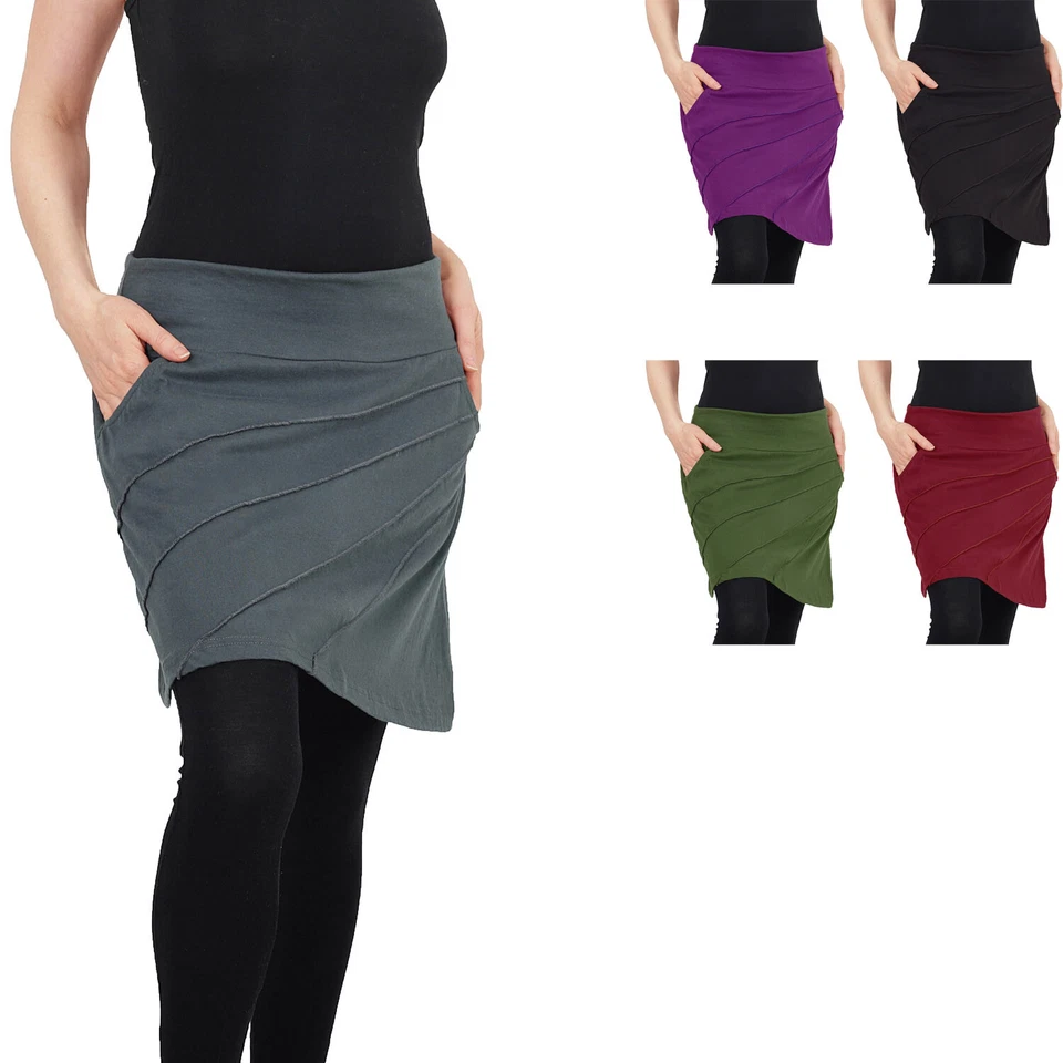 Bestickter Rock aus Baumwolle, Einheitsgröße Urlaub Sommer Freizeit Modell Nr 91 - Bild 1 von 1