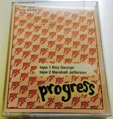 BOY GEORGE MARSHALL JEFFERSON Progress RARE 2x DJ CASSETTE BOX SET Culture Club  - Image 1 of 2