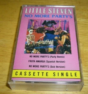 Little Steven No More Party's 3 versions US Cassette Single Bruce Springsteen - Picture 1 of 2