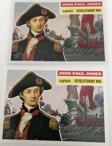 John Paul Jones  Collector Cards , 2 different ,Regular & Foil Issues