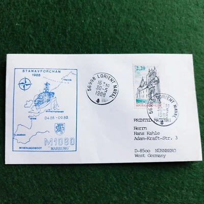 FRANCE. Cover posted to Germany 30-5-1988. - Image 1 of 2