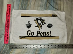 PITTSBURGH PENGUINS 2008 PLAYOFFS GO BOLÍGRAFOS TOALLA BLANCA DE RALLY 10" X 16,5" pulgadas - Imagen 1 de 14