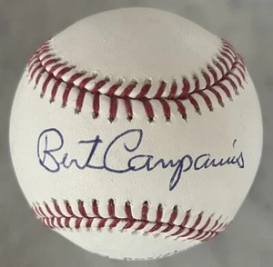 BERT CAMPANERIS AUTO AUTOGRAPH SIGNED BASEBALL INSC ALL 9 POSITIONS DODGERS JSA - Picture 1 of 4