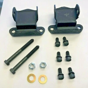 SBC engine motor mounts Small block Chevy 327 350 383 Bolts Grade 8 NEW KIT - Picture 1 of 8