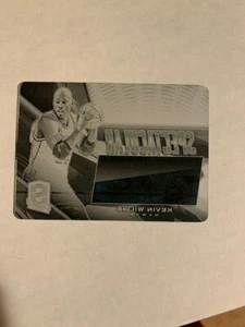 2013-14 SPECTRA NATIONAL TREASURES KEVIN WILLIS 1/1 BLACK PLATE PRINTING PLATE # - Picture 1 of 1