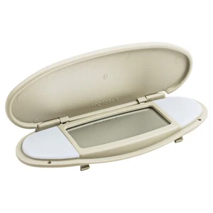1* ABS Beige Sonnenblende Kosmetikspiegel Abdeckung für-B-M-W Mini R55 R56 R60 - Picture 1 of 12